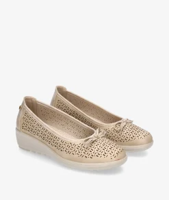 Mujer Amarpies Bailarinas 30120 en beige