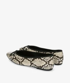 Mujer pabloochoa.shoes Bailarinas CORINA M4590 en serpiente beige