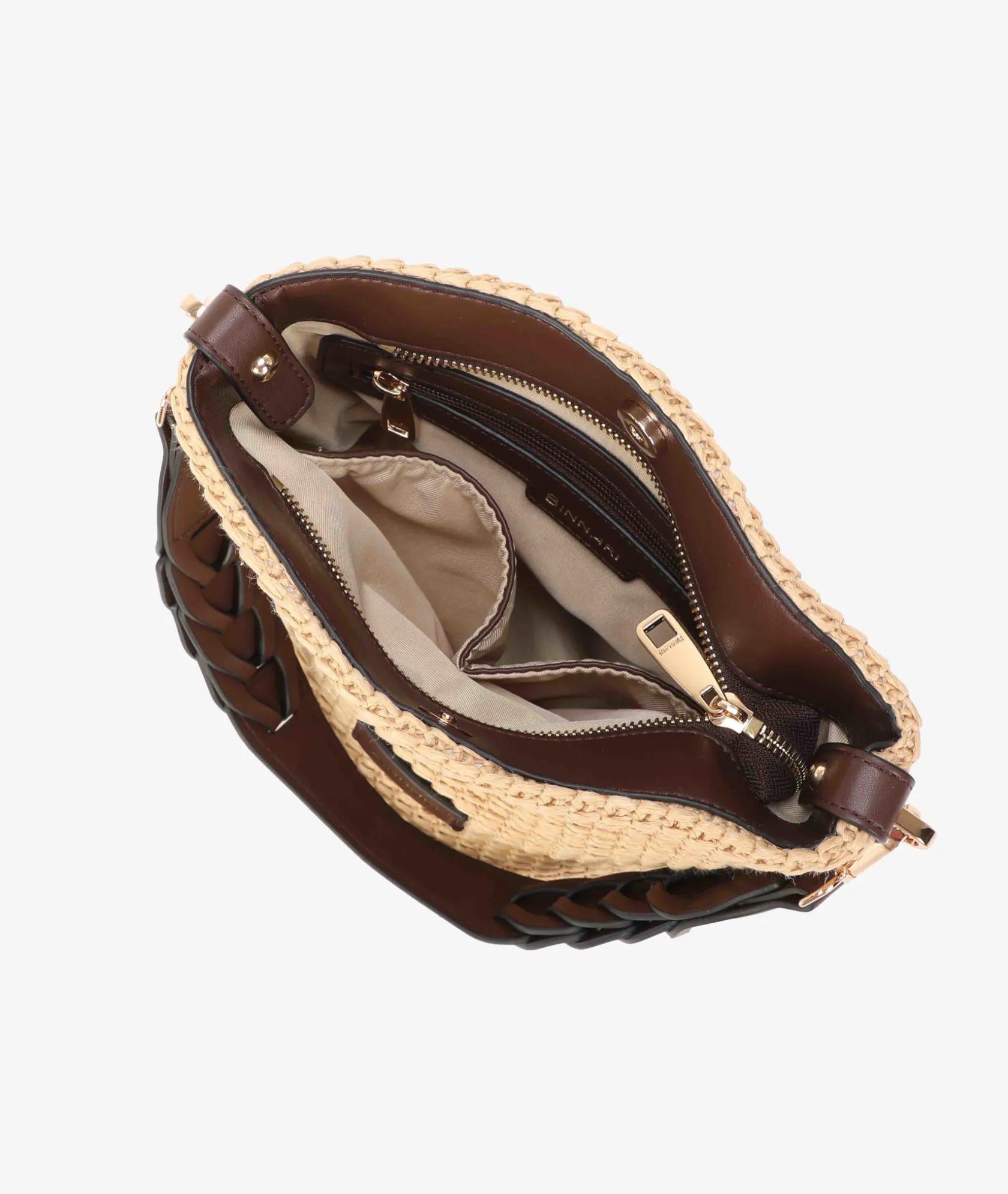 Mujer pabloochoa.shoes Bolso de rafia 20953 en camel