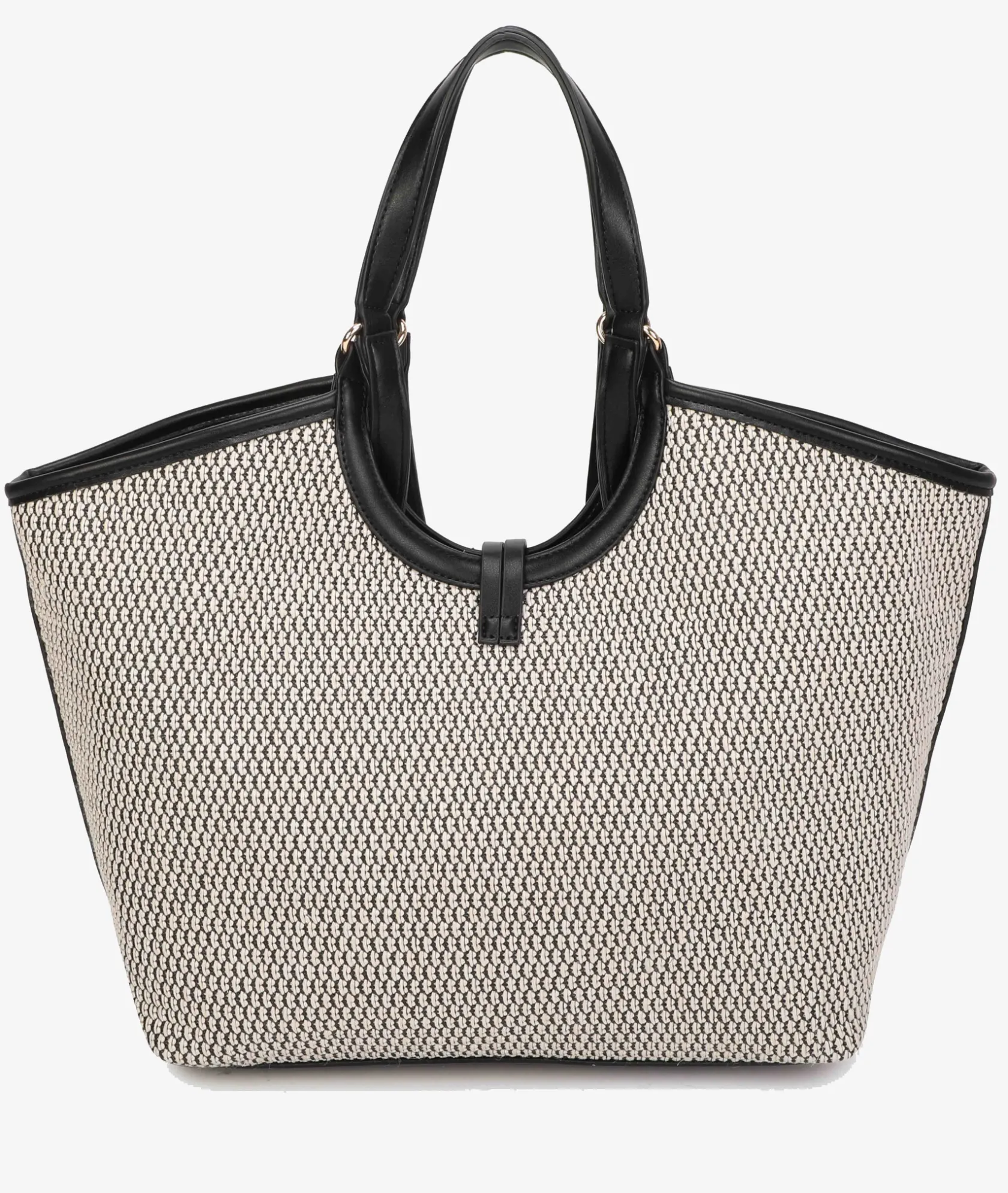 Mujer pabloochoa.shoes Bolso de rafia 21023 en negro
