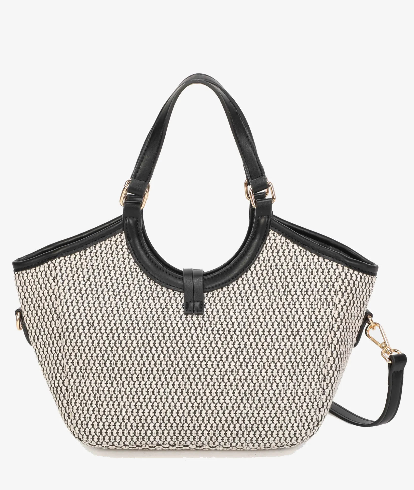 Mujer pabloochoa.shoes Bolso de rafia 21022 en negro