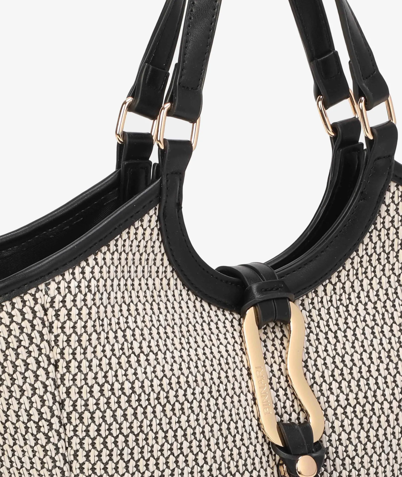 Mujer pabloochoa.shoes Bolso de rafia 21022 en negro