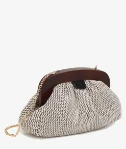 Mujer pabloochoa.shoes Bolso de rafia 21021 en negro