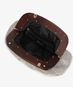 Mujer pabloochoa.shoes Bolso de rafia 21021 en negro