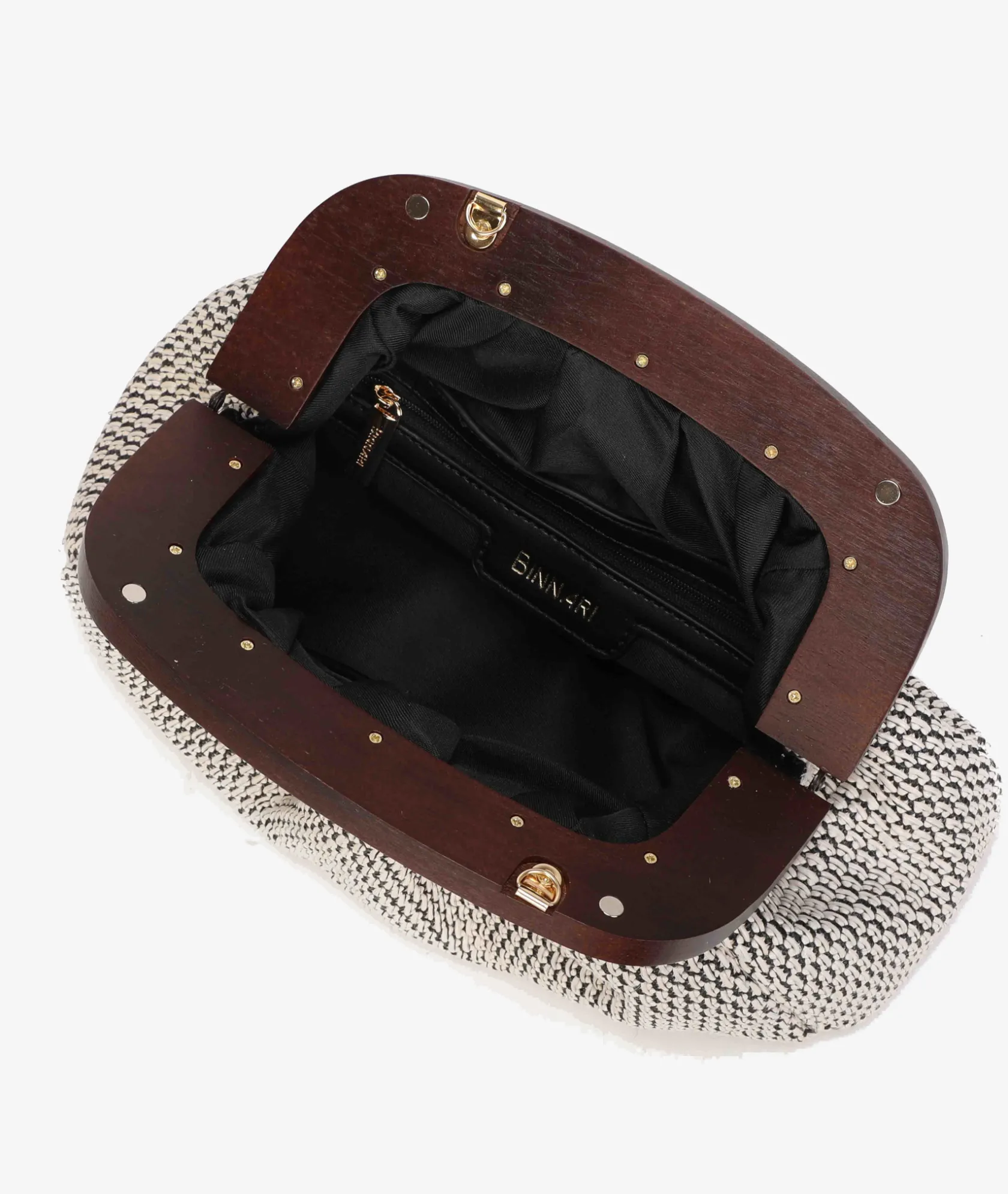 Mujer pabloochoa.shoes Bolso de rafia 21021 en negro