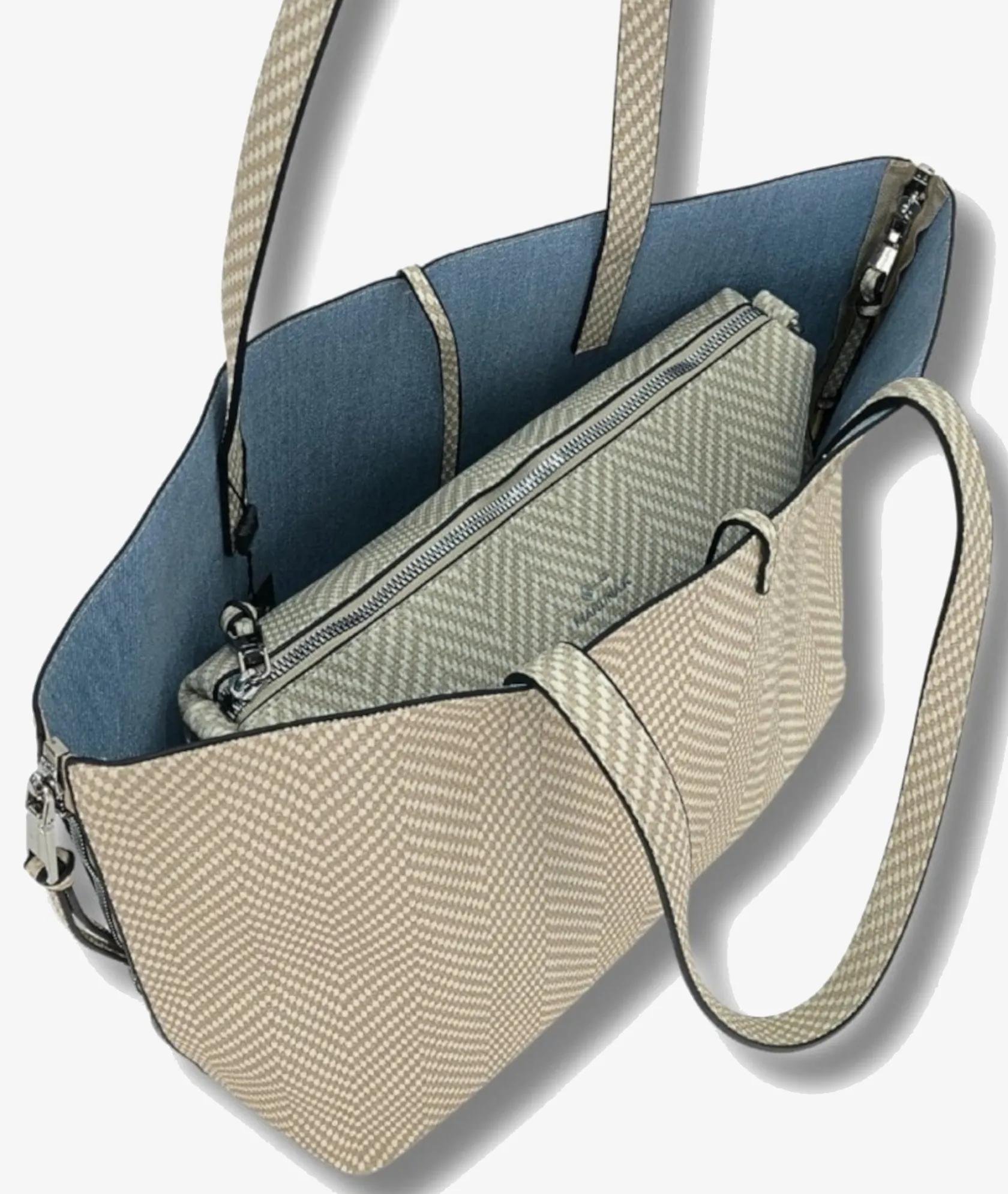 Mujer Martina K Bolso textil 25058 en topo