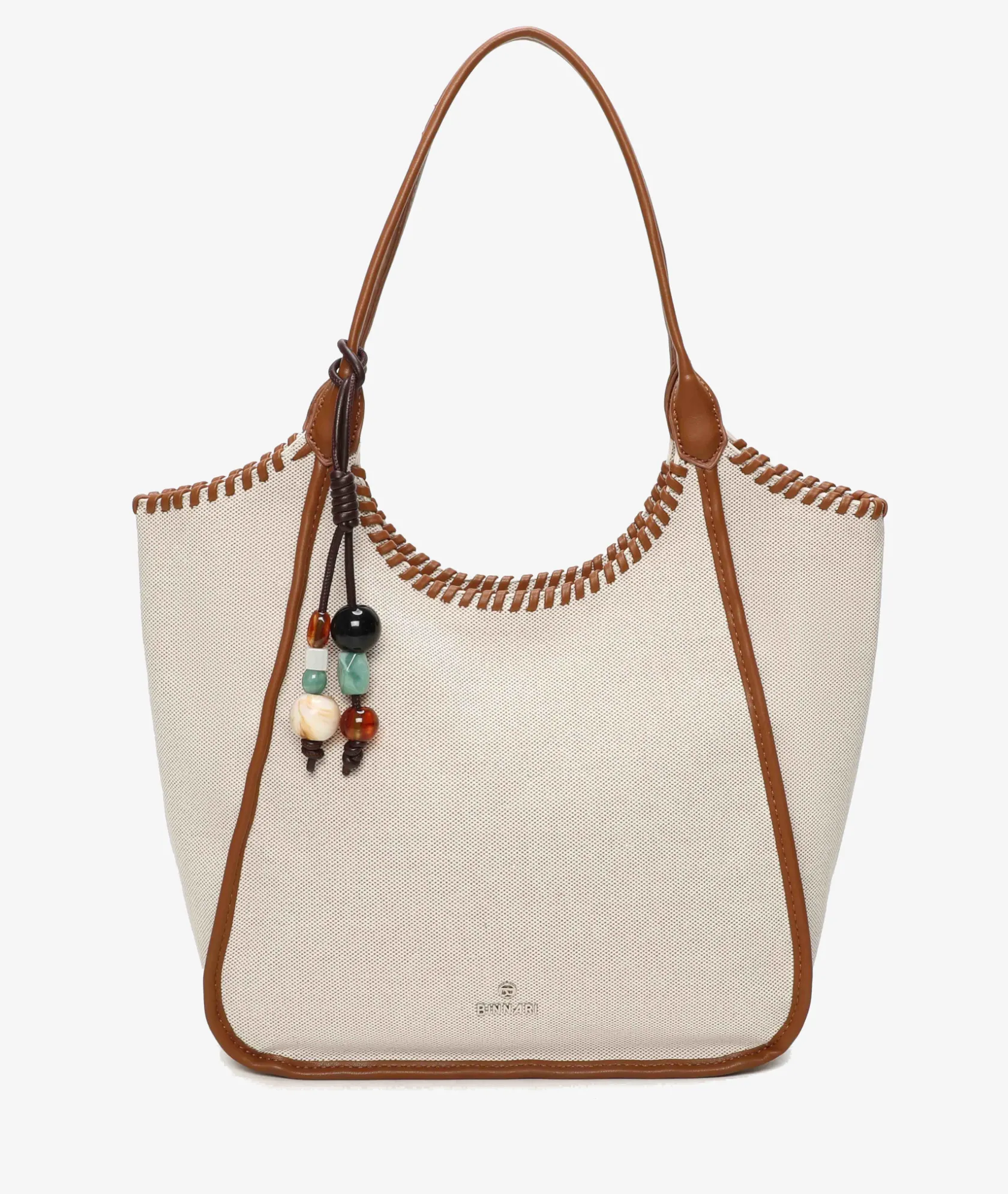Mujer pabloochoa.shoes Bolso textil 21112 en beige