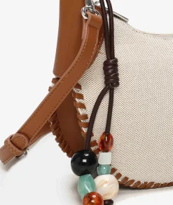 Mujer pabloochoa.shoes Bolso textil 21110 en beige