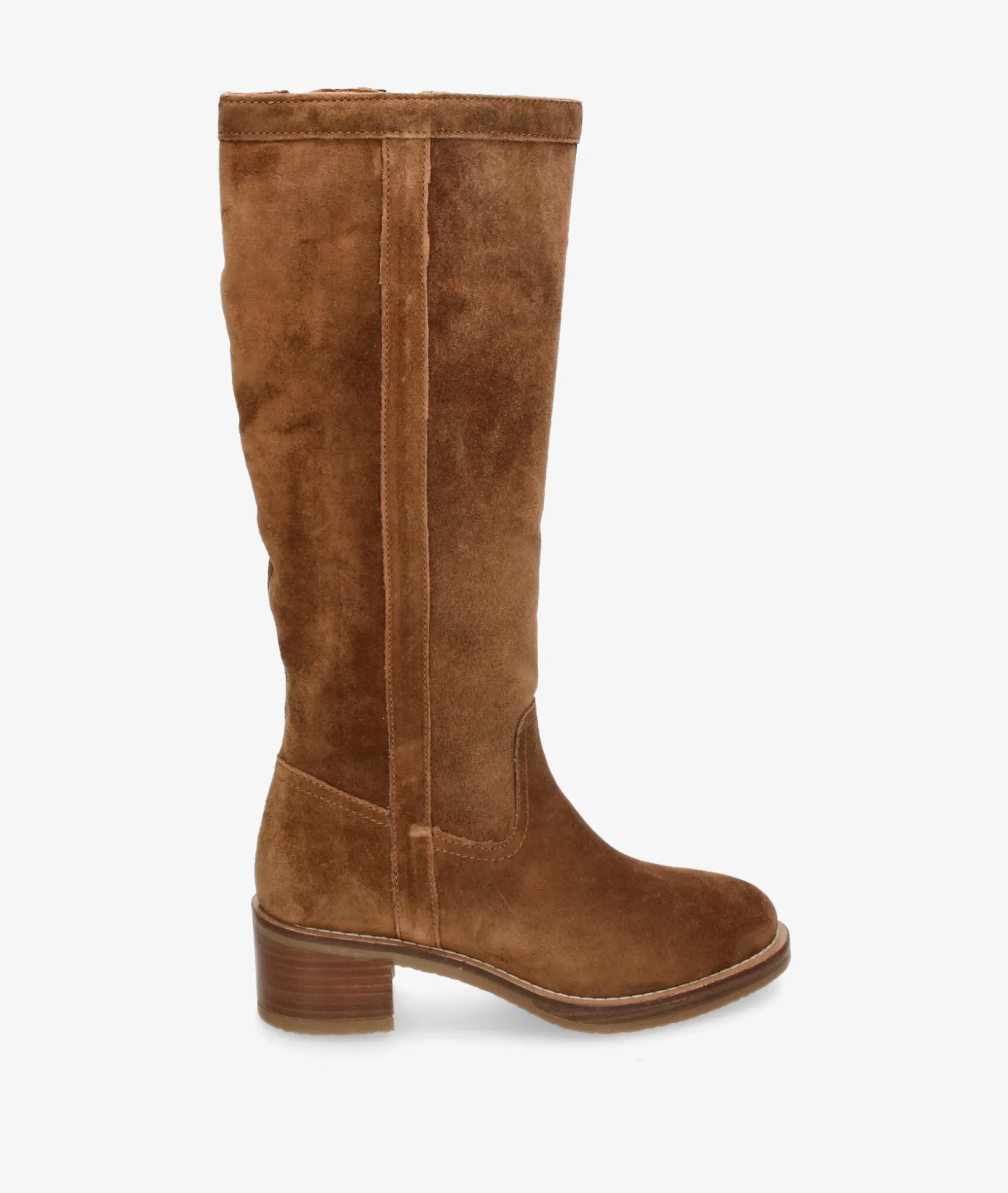 Mujer Alpe Botas 2615 en serraje cuero