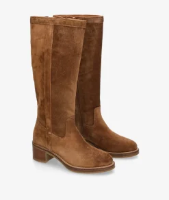 Mujer Alpe Botas 2615 en serraje cuero