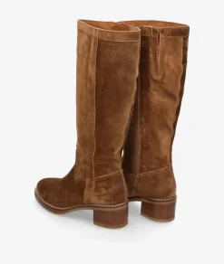 Mujer Alpe Botas 2615 en serraje cuero