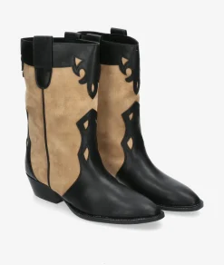 Mujer pabloochoa.shoes Botas CORINA M4750 en beige