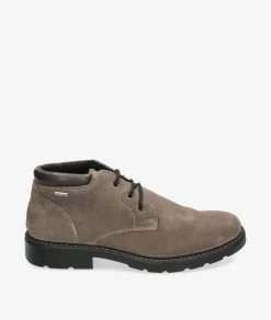 Hombre Imac Botas 650569 en serraje taupe