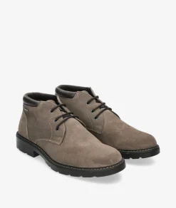 Hombre Imac Botas 650569 en serraje taupe