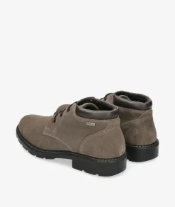 Hombre Imac Botas 650569 en serraje taupe