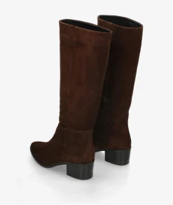 Mujer pabloochoa.shoes Botas 39511 en serraje marrón