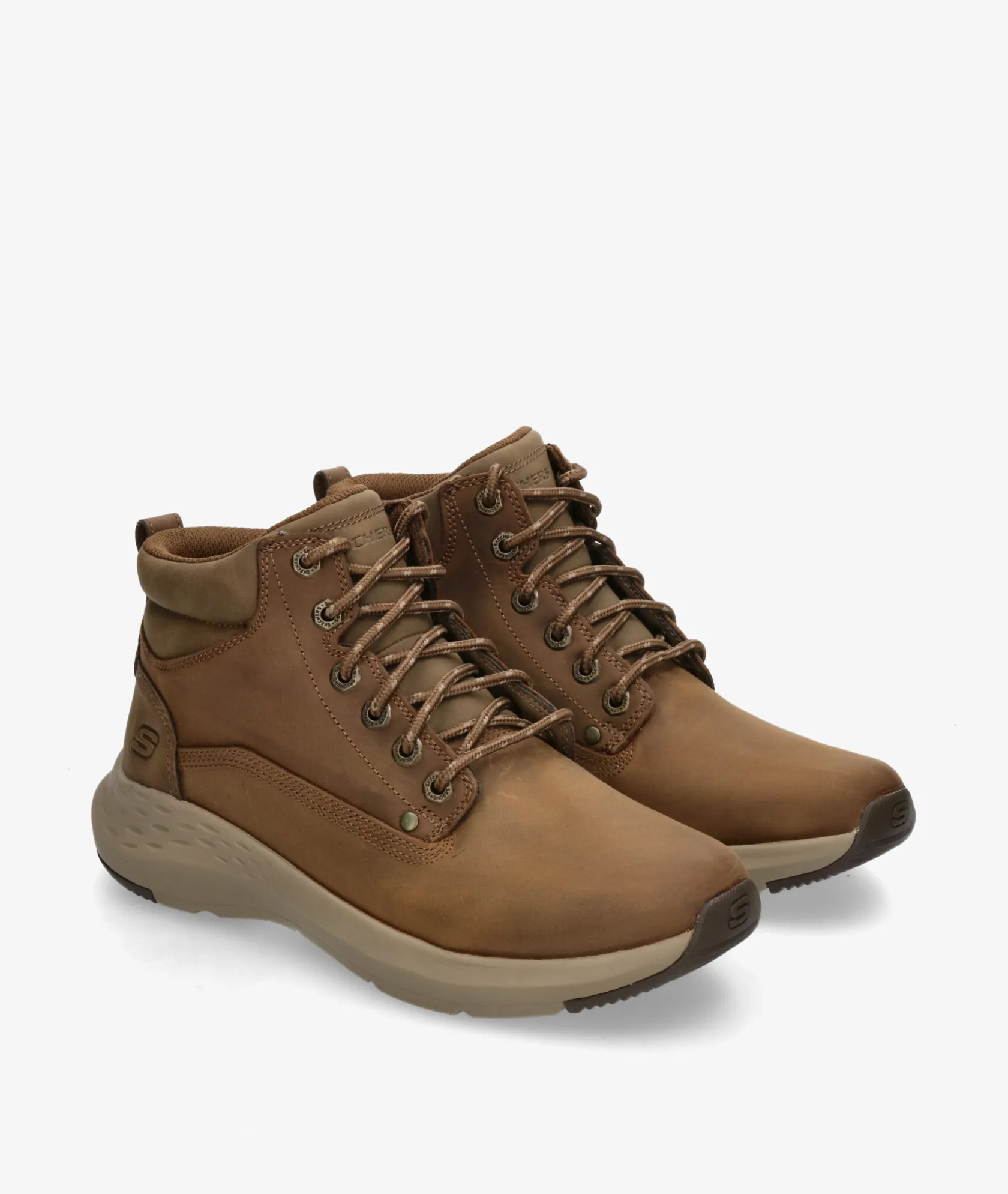 Hombre Skechers Botas 205175 en cuero