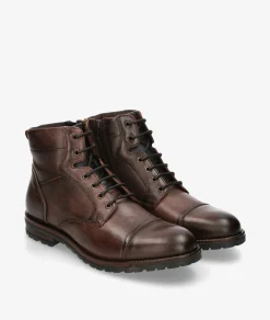 Hombre Traveris Botas LOR49-4669 en marrón