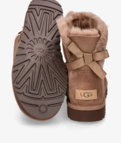 Mujer UGG Botas MINI BAILEY BOW en topo