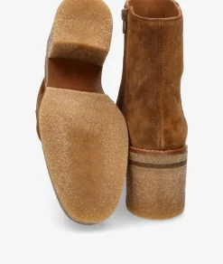 Mujer Alpe Botines 2626 en serraje cuero
