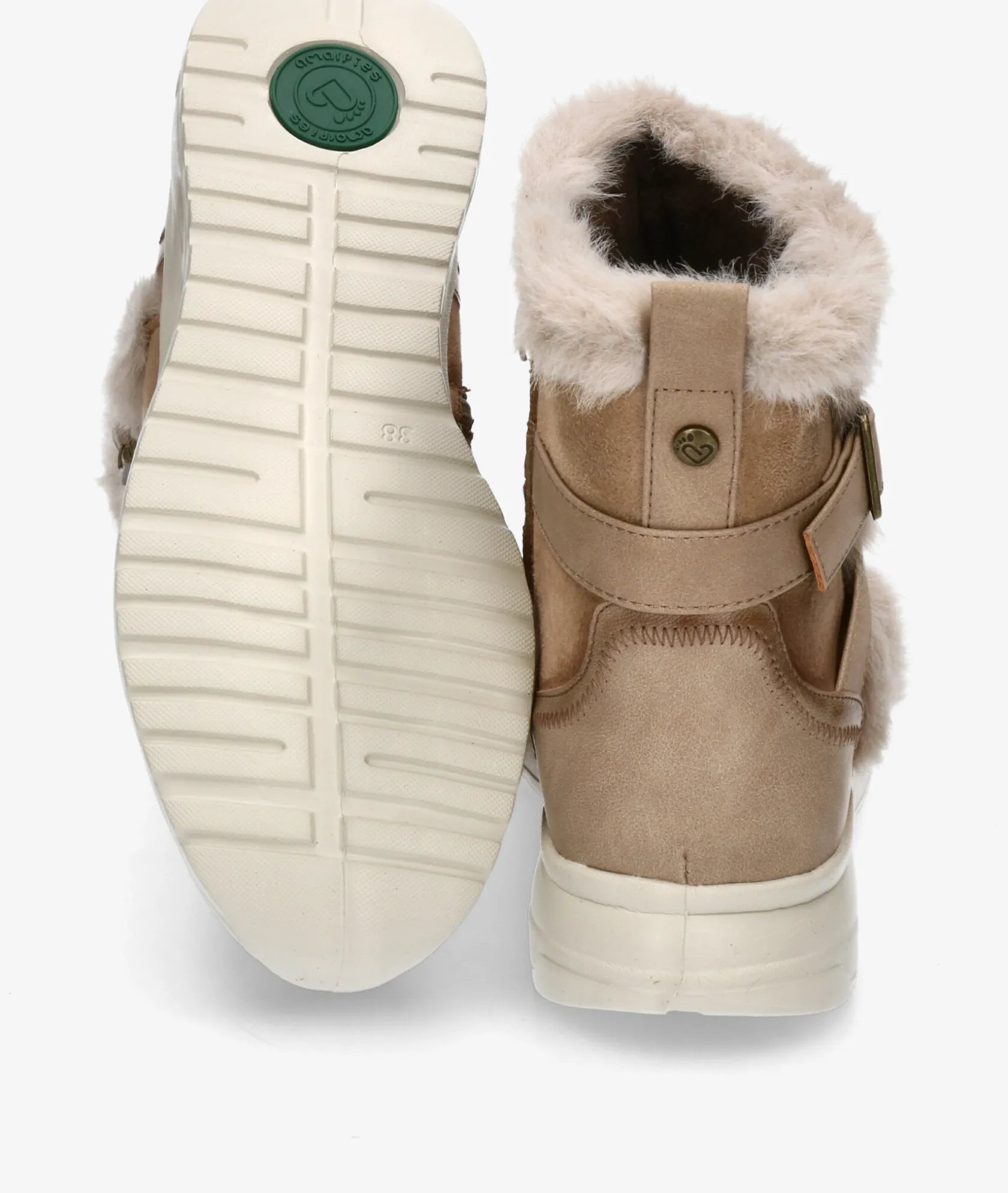 Mujer Amarpies Botines 29413 en beige