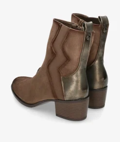 Mujer Amarpies Botines 29503 en topo