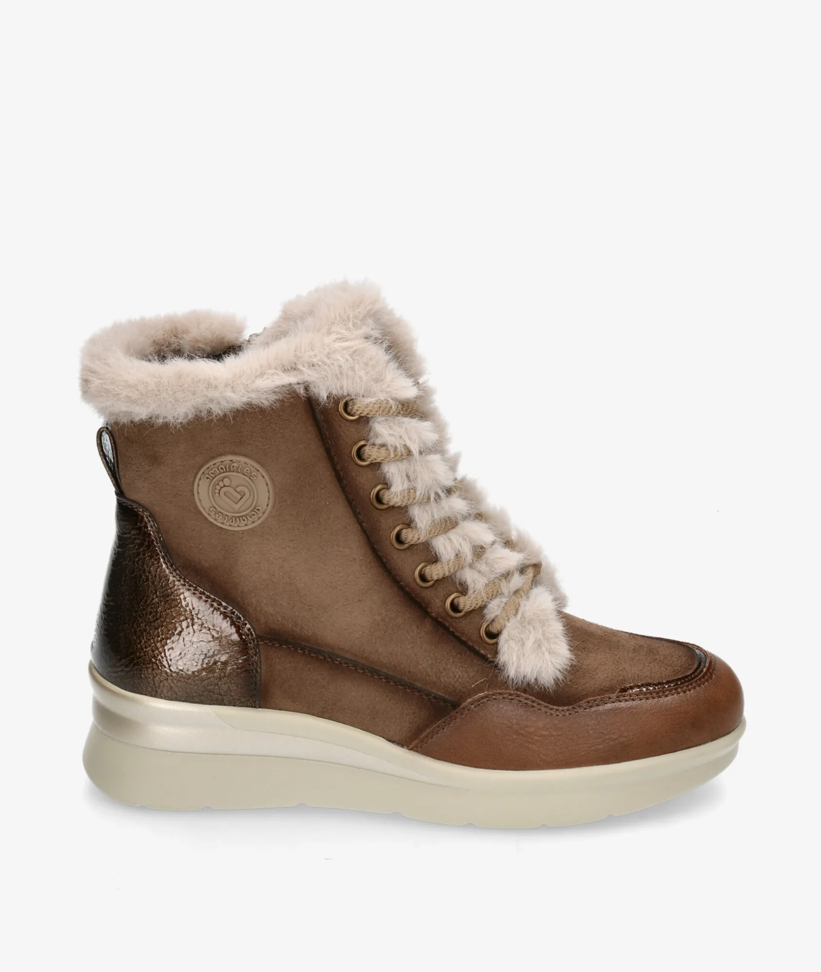 Mujer Amarpies Botines 29423 en topo