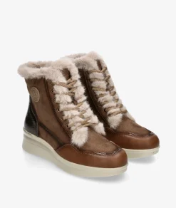 Mujer Amarpies Botines 29423 en topo