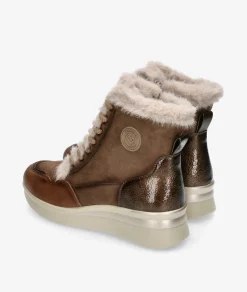 Mujer Amarpies Botines 29423 en topo