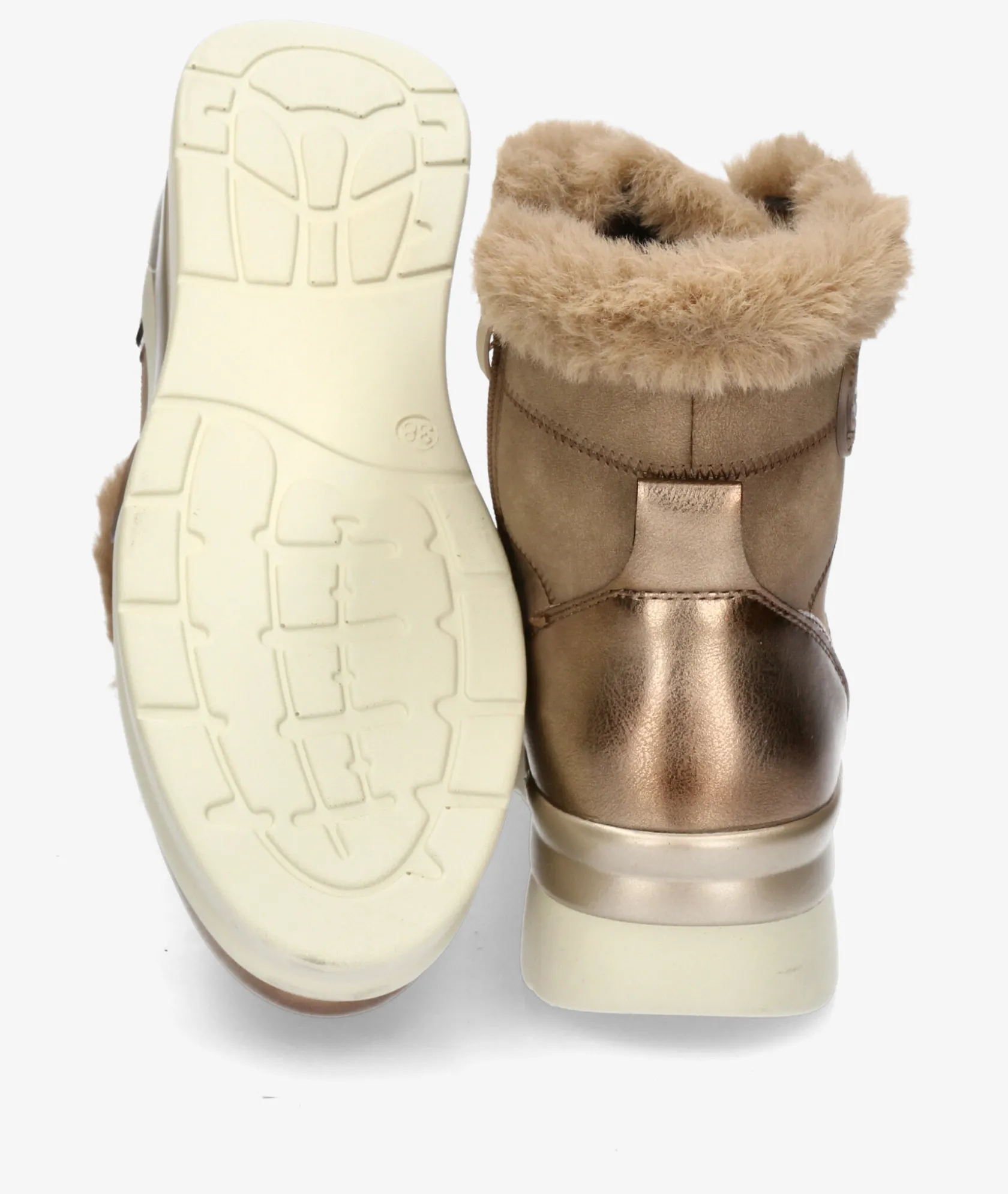 Mujer Amarpies Botines 27091 en topo