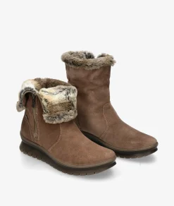 Mujer Igi&Co Botines Igi&Co 6658744 en serraje taupe
