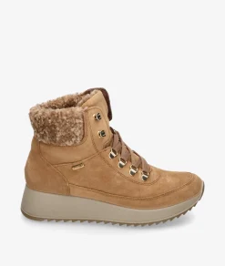 Mujer Imac Botines 657679 en serraje camel