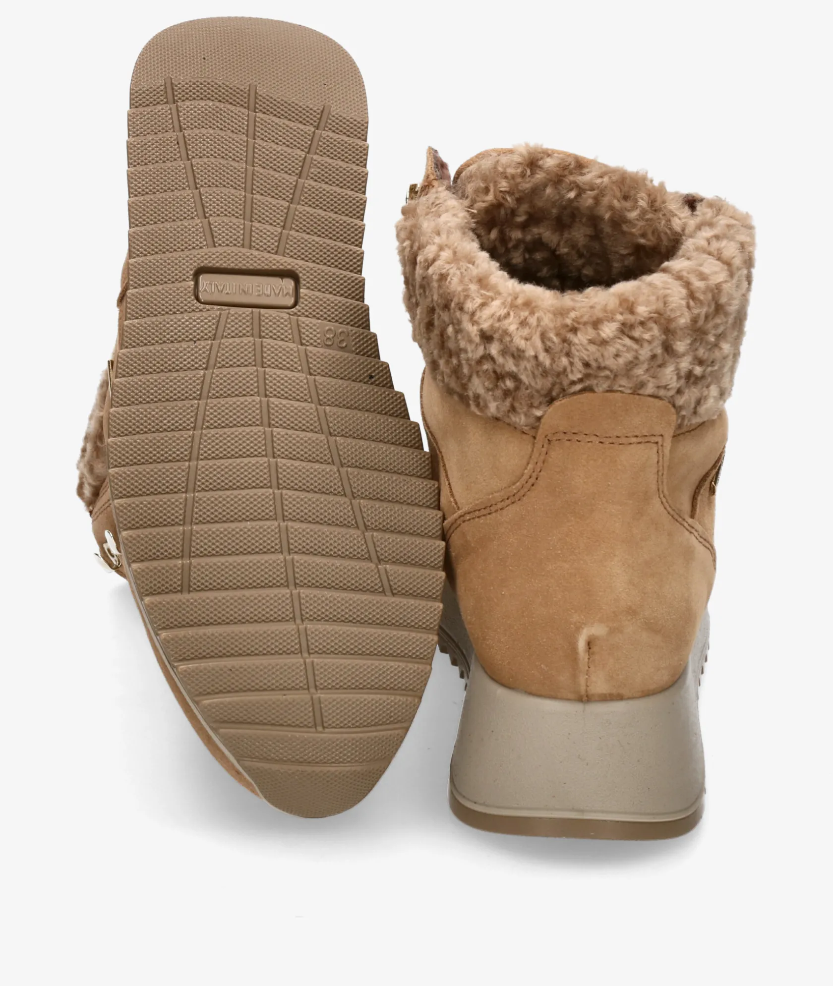 Mujer Imac Botines 657679 en serraje camel