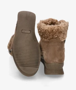 Mujer Imac Botines 856669 en serraje taupe