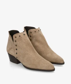 Mujer Kénnebec Botines 954 TACHAS en serraje