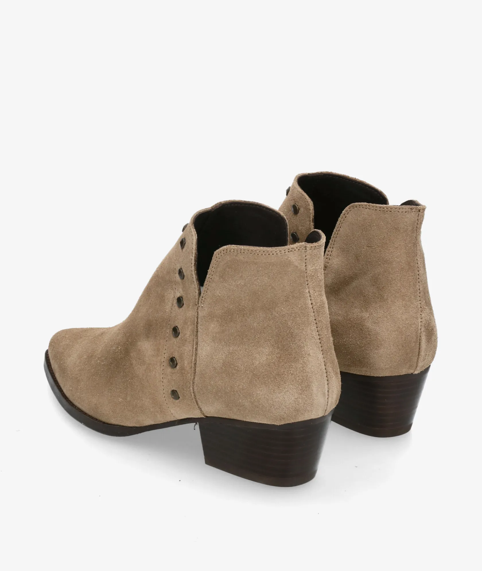 Mujer Kénnebec Botines 954 TACHAS en serraje