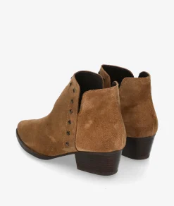 Mujer Kénnebec Botines 954 TACHAS en serraje