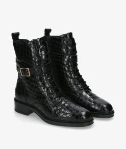 Mujer LOL Botines BRISA 7252 en coco negro