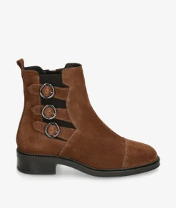 Mujer LOL Botines LUAR 7443 en serraje taupe
