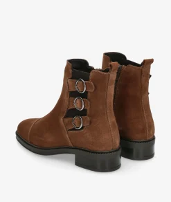 Mujer LOL Botines LUAR 7443 en serraje taupe