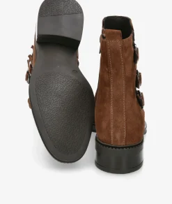 Mujer LOL Botines LUAR 7443 en serraje taupe