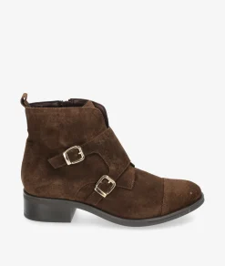 Mujer pabloochoa.shoes Botines 36020 en serraje marrón