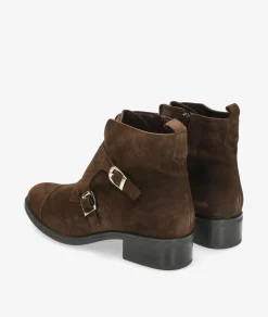 Mujer pabloochoa.shoes Botines 36020 en serraje marrón