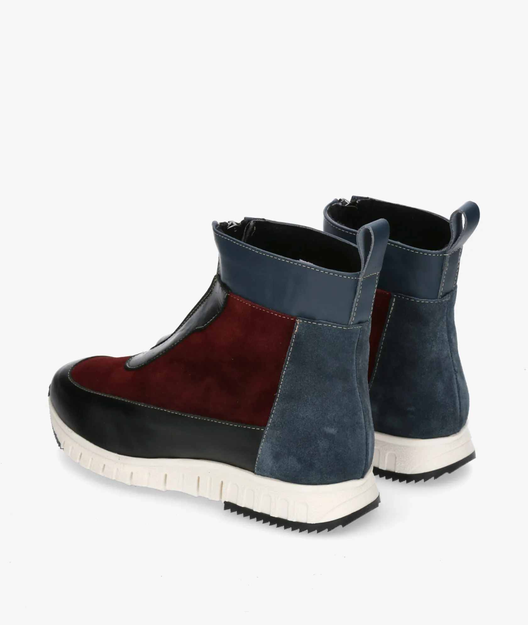 Mujer pabloochoa.shoes Botines RAGO46 en serraje burdeos