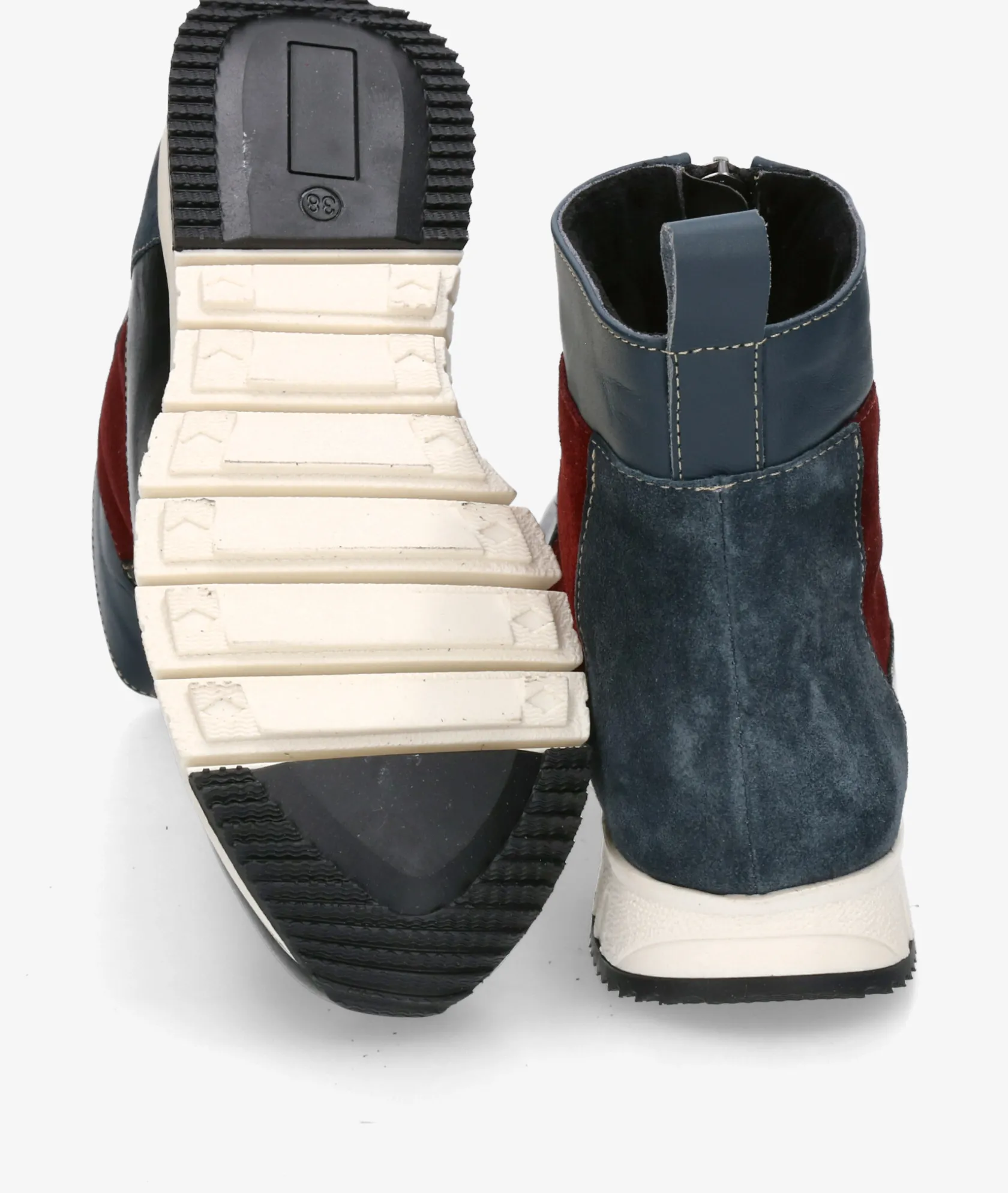 Mujer pabloochoa.shoes Botines RAGO46 en serraje burdeos