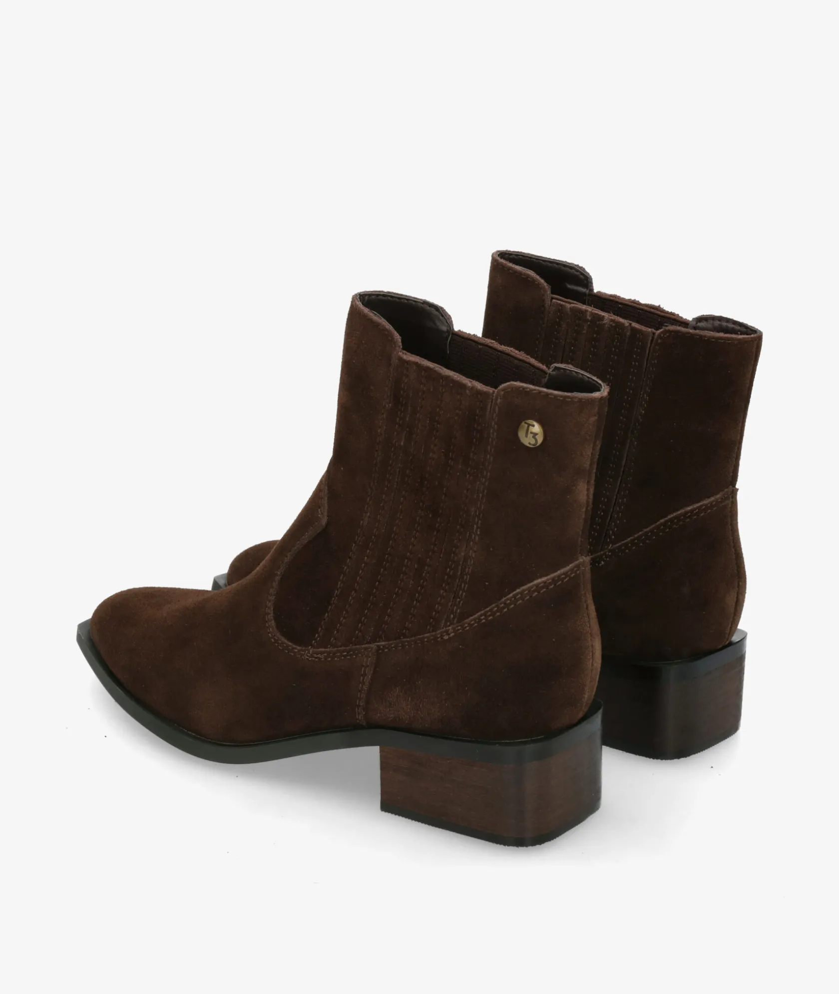 Mujer pabloochoa.shoes Botines SS814 en serraje marrón