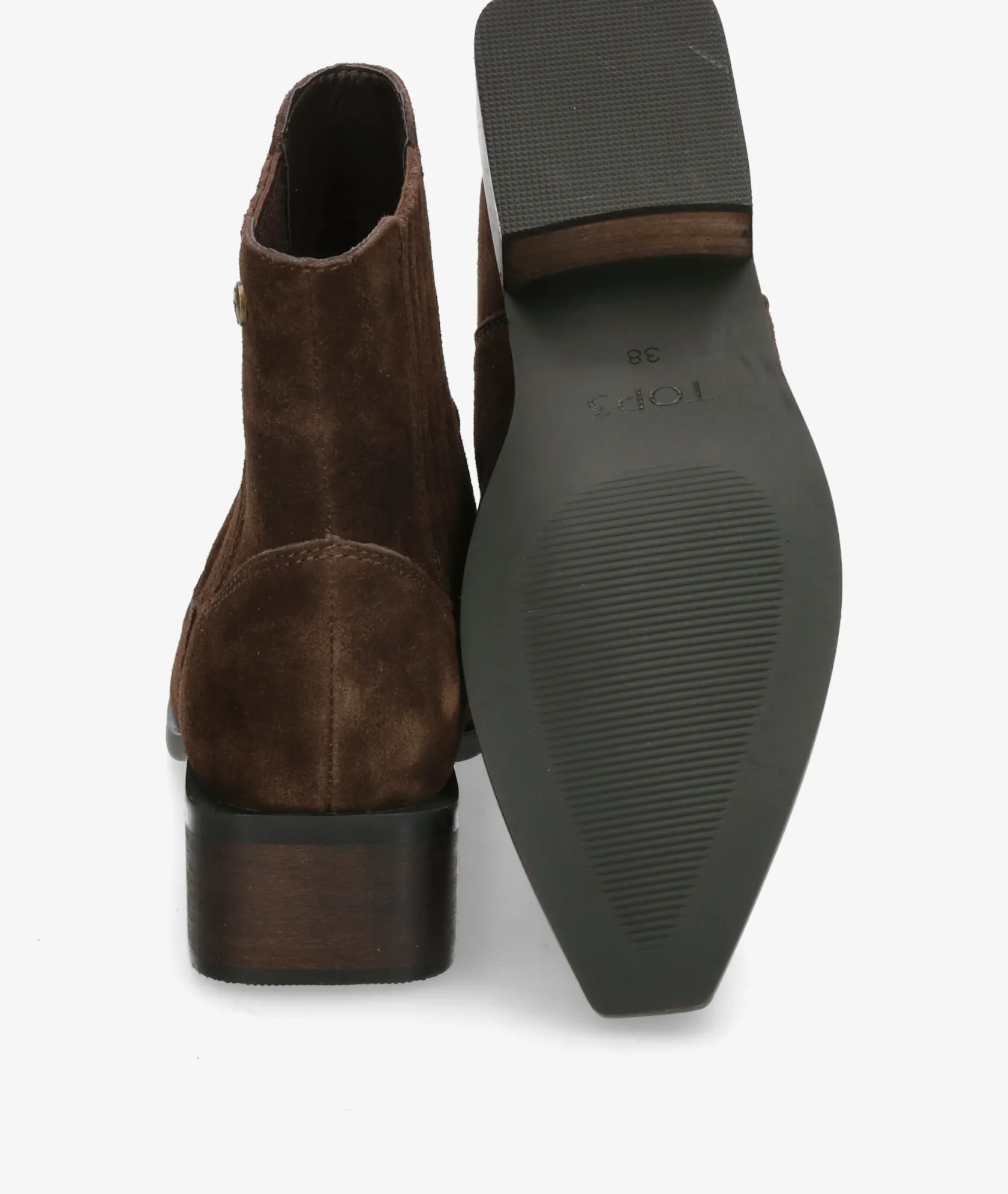 Mujer pabloochoa.shoes Botines SS814 en serraje marrón