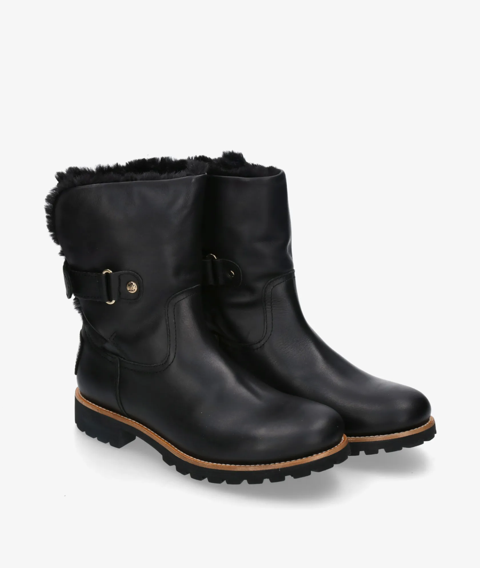 Mujer Panamá Jack Botines FELIA TRAV B3 en negro