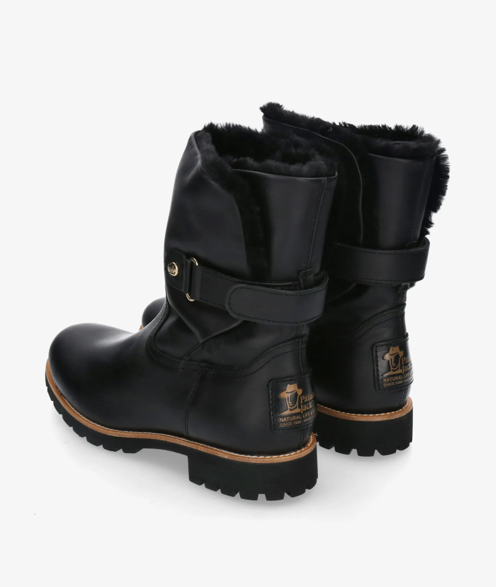 Mujer Panamá Jack Botines FELIA TRAV B3 en negro
