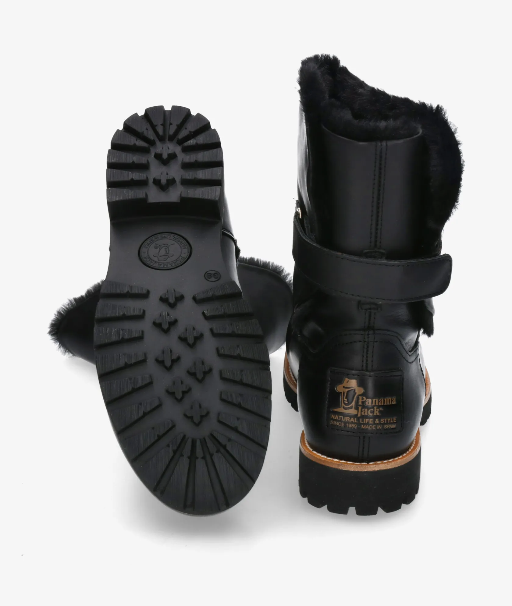 Mujer Panamá Jack Botines FELIA TRAV B3 en negro